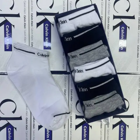Calvin Klein 6'lı Bambu Kısa Çorap