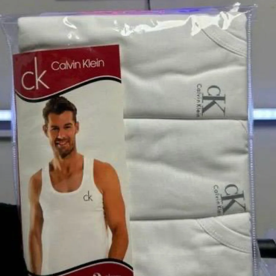 Calvin Klein 3 Adet Beyaz Atlet