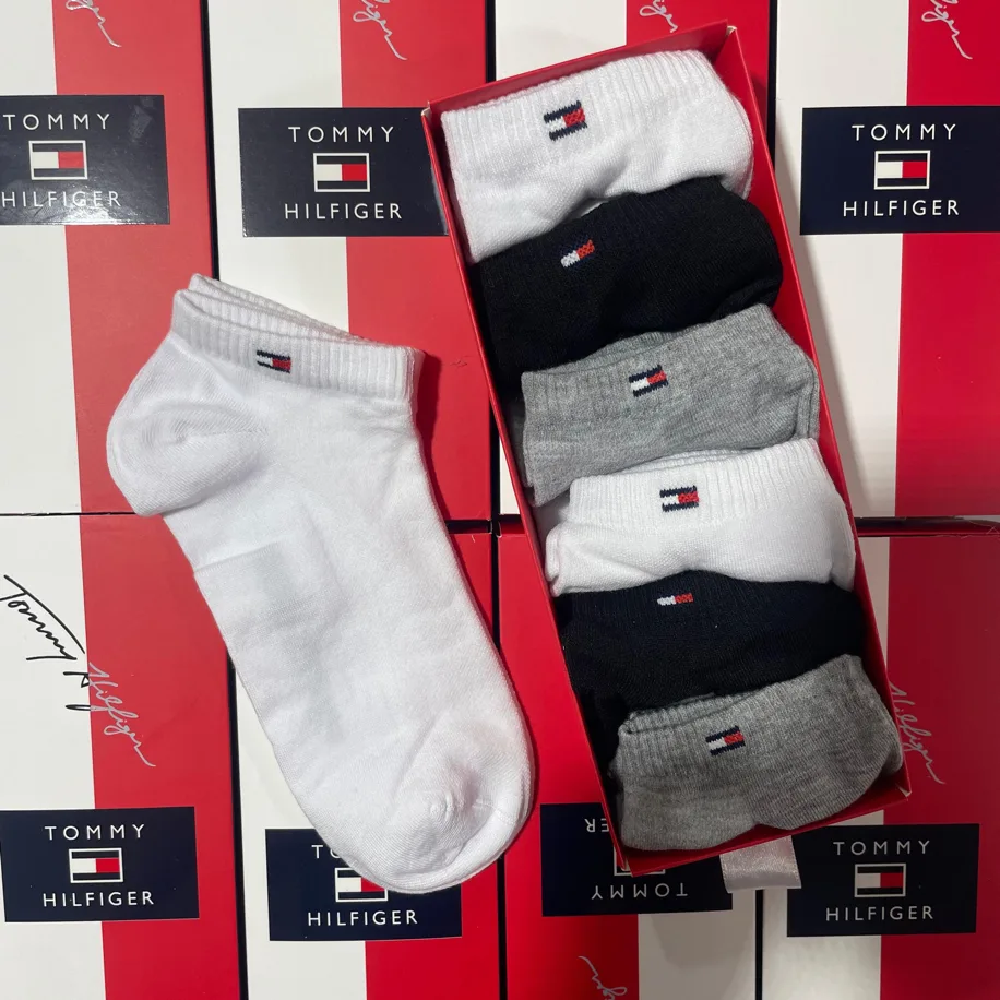 Tommy Hilfiger 6'lı Bambu Kısa Çorap