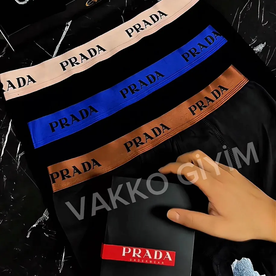 Prada Premium 3'lü Boxer