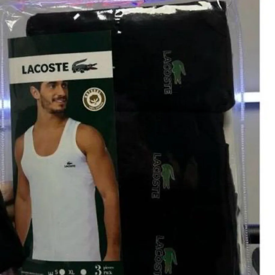 Lacoste Siyah 3 Adet Atlet