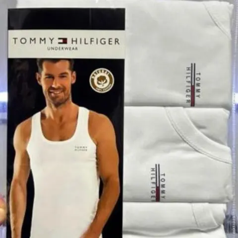 Tommy Hilfiger 3 Adet Beyaz Atlet