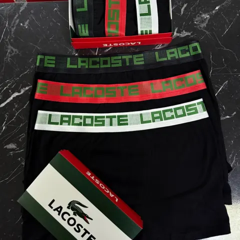 Lacoste 3'lü Boxer