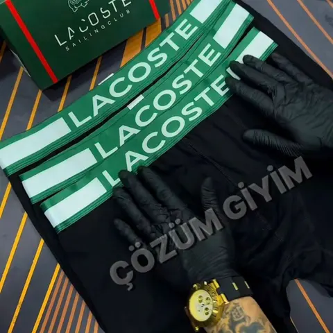 Lacoste 3'lü Premium Boxer